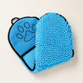 VelloPaw microfiber pet bath towel in Blue